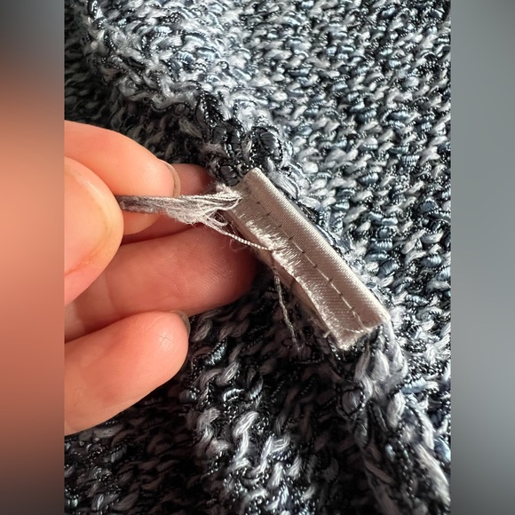 CLEO • petites knit ribbon blue cardigan textured cozy grandmacore cottagecore - Picture 16 of 16